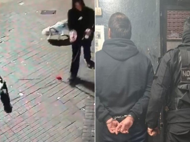 Detuvieron a un hombre que le tiró la caca de sus perros a un local de La Libertad Avanza en Rosario