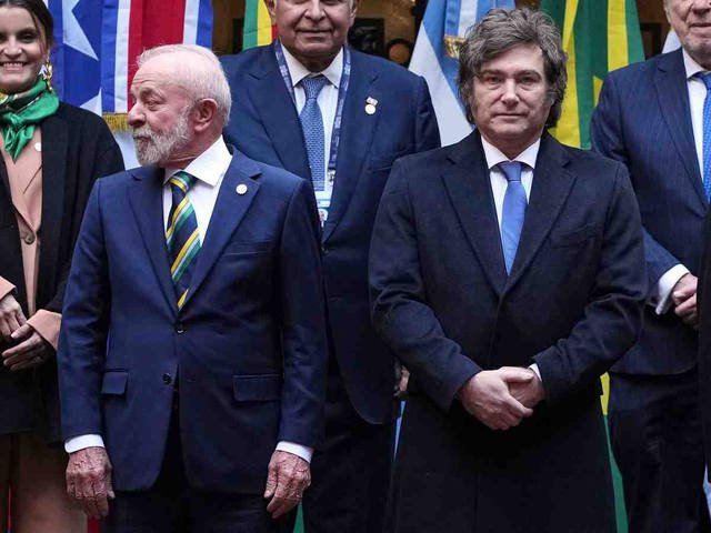 En medio de la tensión con Lula, Milei permitió el ingreso al país de la Marina de Brasil para realizar ejercicios militares conjuntos