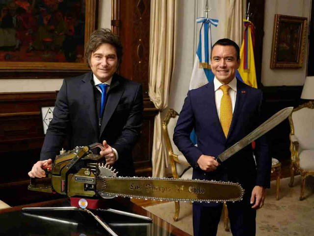 En la previa del viaje de Milei a Ecuador, el Gobierno declaró organización terrorista a la banda narcocriminal Chone Killers