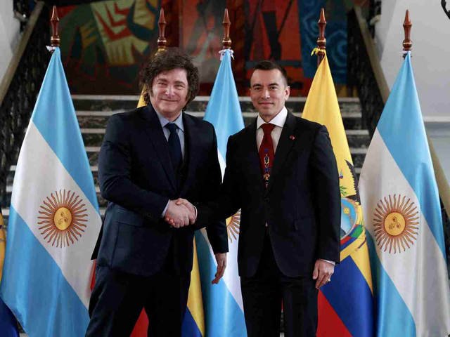 Milei se reunió con su aliado Noboa en Ecuador: firma de acuerdos y sintonía ideológica
