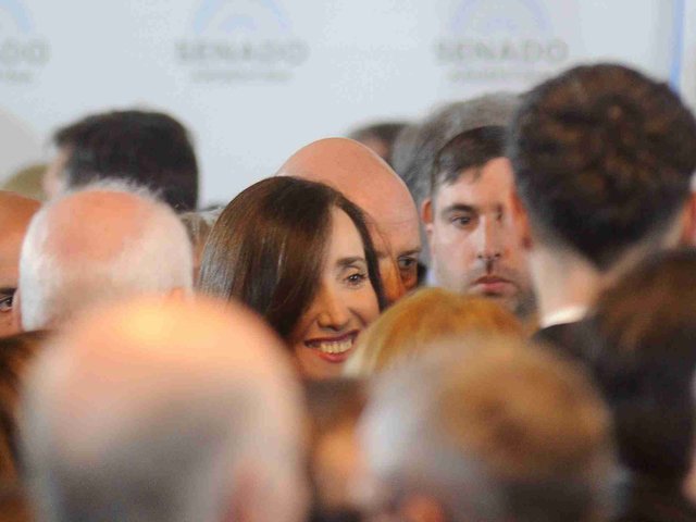 Malvinas: Villarruel evitó opinar de los anuncios de Milei pero se mostró en un homenaje a ex combatientes