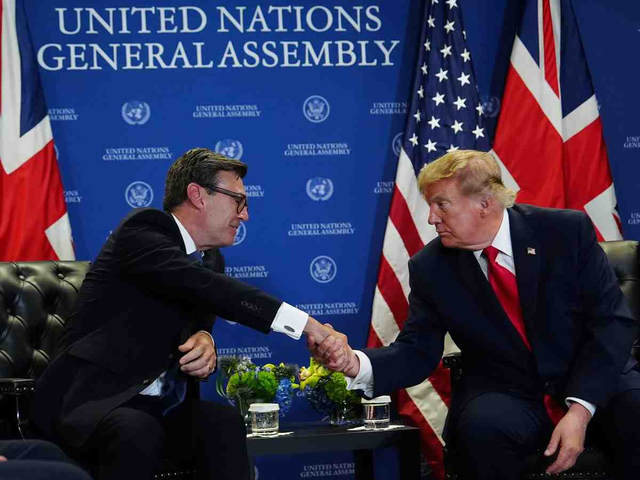 El primer ministro de Gran Bretaña se reunió con Trump y hablaron de las islas Malvinas: “Establecimos una buena conexión”
