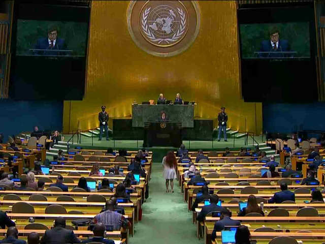 Malvinas, inteligencia artificial y críticas a la ONU y la agenda 2030: el discurso completo de Javier Milei en las Naciones Unidas