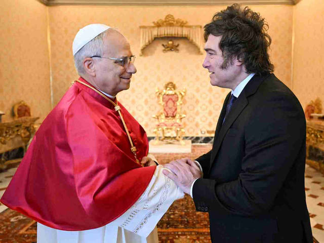 Javier Milei hablará delante del papa, pero también lo harán un representante de los trabajadores y otro de los movimientos sociales