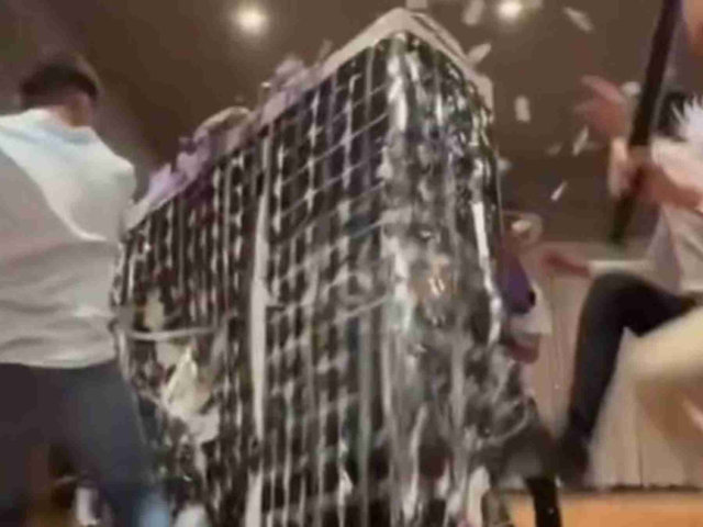 Militantes libertarios destrozaron una maqueta de la Legislatura de Tucumán y generaron un fuerte repudio