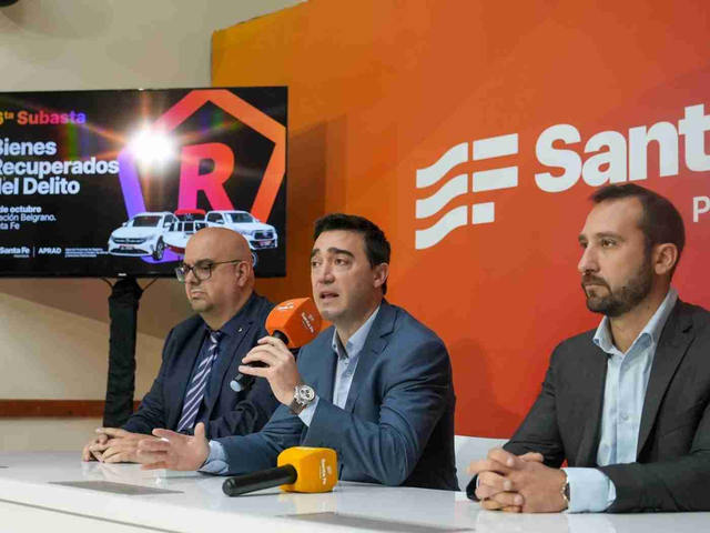 Subasta histórica en Santa Fe: rematarán 224 lotes de bienes incautados al delito