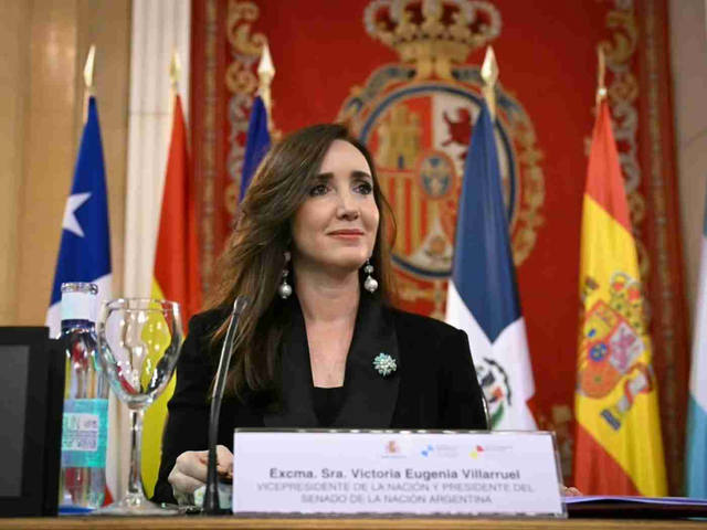 Como Milei, Villarruel también se fue de viaje a Europa: en modo candidata habló del Estado eficiente y alentó la industria nacional