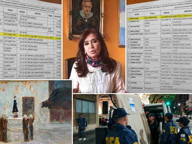 Cuadernos: revelan que en los departamentos de Cristina había obras de arte por unos U$S 300 mil