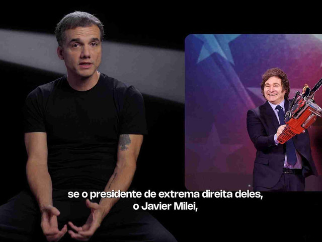 El actor nominado al Oscar Wagner Moura se mete en la campaña de Lula: acusa a Flávio Bolsonaro de entregarle Brasil a Donald Trump y critica a Milei