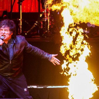 Las mejores fotos del acto de Javier Milei presentando su libro  "La Construcción del Milagro"