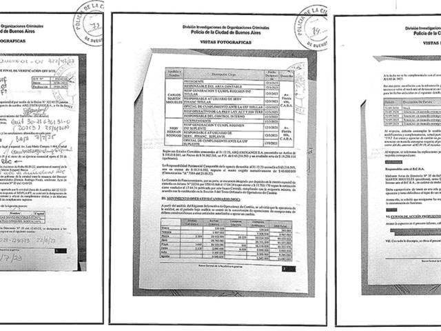 Negociados con el dólar: encuentran documentos de Piccirillo y Migueles en la casa de una funcionaria del Banco Central
