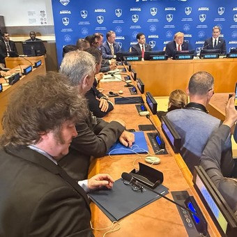 Milei participó de la reunión del "Escudo de las Américas" y se llevó otro apoyo de Trump: "Tuvimos una gran victoria en Argentina"