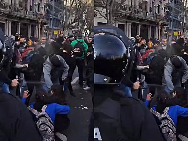 Pidieron que vaya a juicio oral el oficial de la PFA que gaseó a una nena de nueve de años en el Congreso