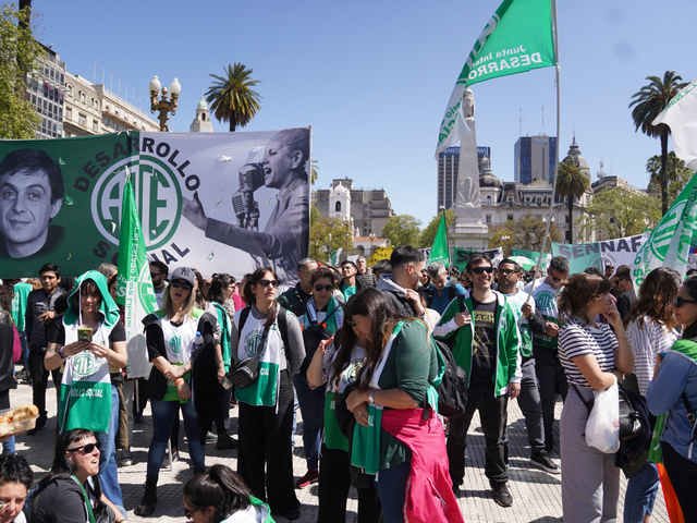 ATE anunció un paro nacional con movilización el 21 de abril en reclamo de paritarias: “Si no hay plata, no habrá paz social”