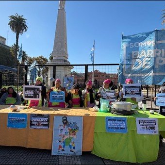 Dura carta de Barrios de Pie contra Milei: "La crueldad y la corrupción no van más, hay que escuchar al pueblo"