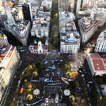 Las mejores fotos de la cuarta Marcha Federal Universitaria en defensa de la universidad pública