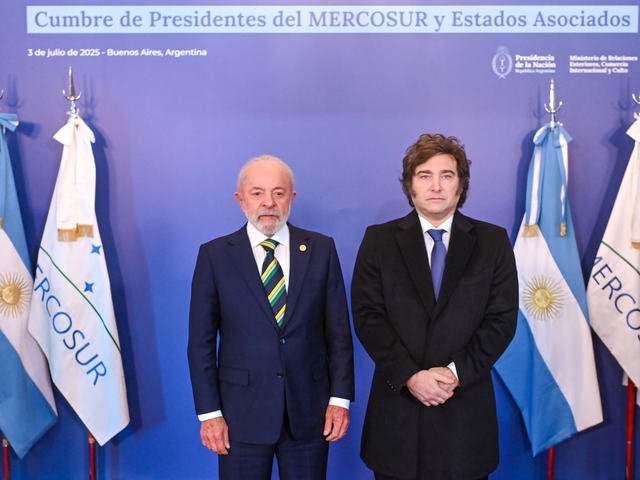 El Gobierno de Lula se quejó por el acuerdo comercial de Milei con Trump