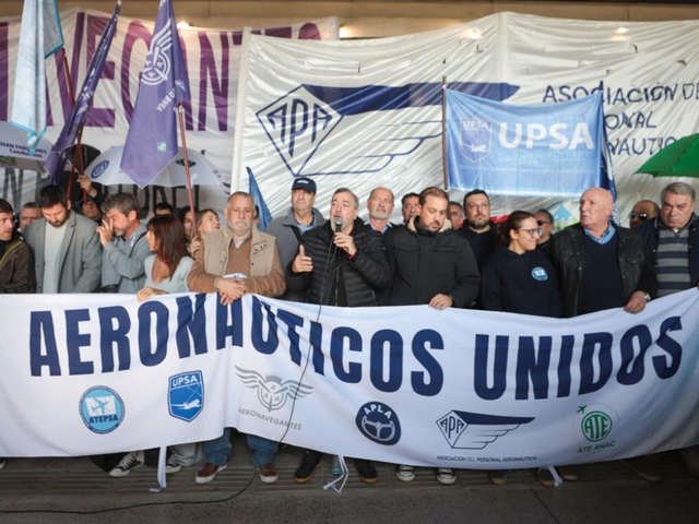 Lanzan una protesta sindical para este lunes que puede afectar el funcionamiento de todos los aeropuertos del país