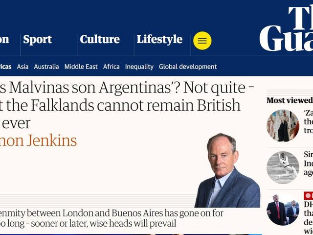 “No pueden ser británicas para siempre”: el diario inglés The Guardian pidió que el Reino Unido retome las negociaciones con Argentina por las Malvinas