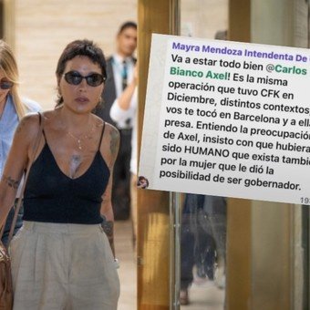 Un mensaje de WhatsApp de Mayra Mendoza chicaneando a Carli Bianco en un grupo de intendentes tensionó más la pelea del kirchnerismo y Kicillof