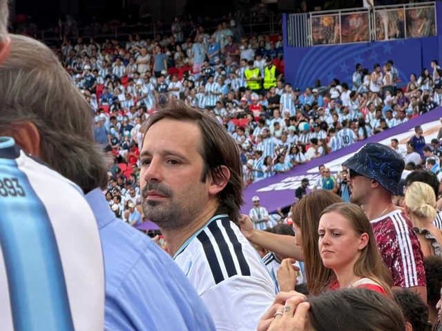 El estratega legal de Karina Milei y vice de Justicia estuvo el sábado en Kansas viendo el triunfo de la Selección