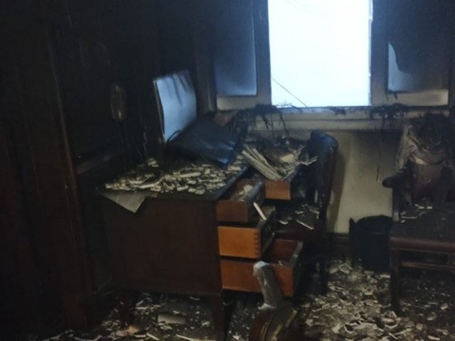 Incendio en el Congreso: se prendió fuego el despacho de una senadora de Chubut y dos empleados terminaron en el hospital