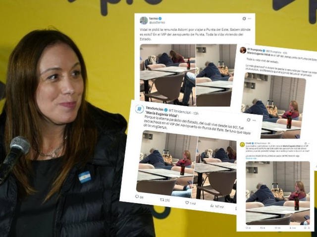 Los trolls libertarios salieron a cruzar a María Eugenia Vidal por pedir la renuncia de Adorni: foto en el VIP de un aeropuerto y una respuesta lapidaria