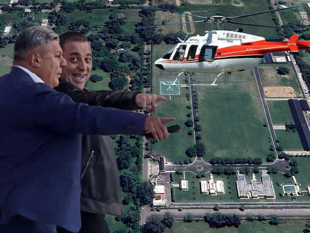 Corrupción en la AFA: otro helicóptero hizo al menos 34 vuelos a la mansión de Pilar