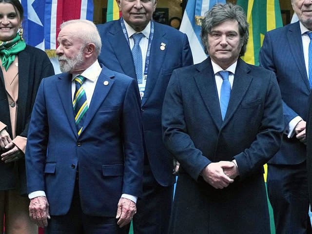 Milei publicó un polémico mapa de Sudamérica con países ricos y pobres y un ministro de Lula salió a cruzarlo muy duro