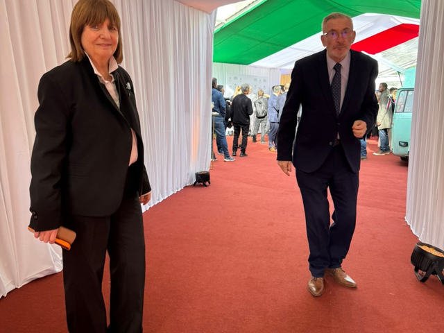 Bullrich y Adorni coincidieron en la fiesta del embajador de Italia, pero evitaron cruzarse en medio de la distancia de la senadora con el Gobierno