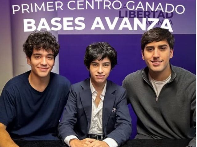 La Libertad Avanza ganó su primer centro de estudiantes en la Ciudad y el Karinismo salió a festejar