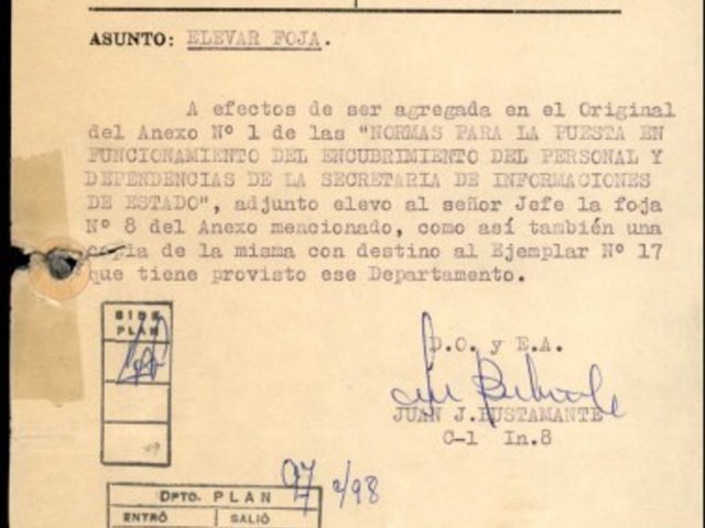 La SIDE revela documentos desclasificados sobre la convulsionada década de los 70 y la dictadura militar para evitar “interpretaciones erróneas” del pasado