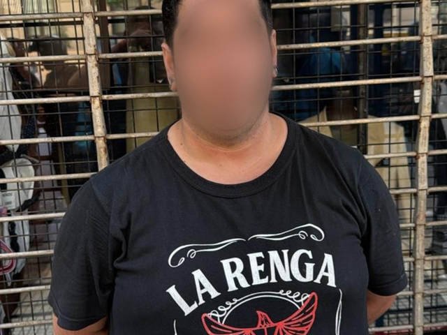 Tiró bombas molotov frente al Congreso, lo buscaban y lo detuvieron en otra marcha contra la reforma laboral